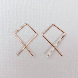 Geometric Wire Earrings
